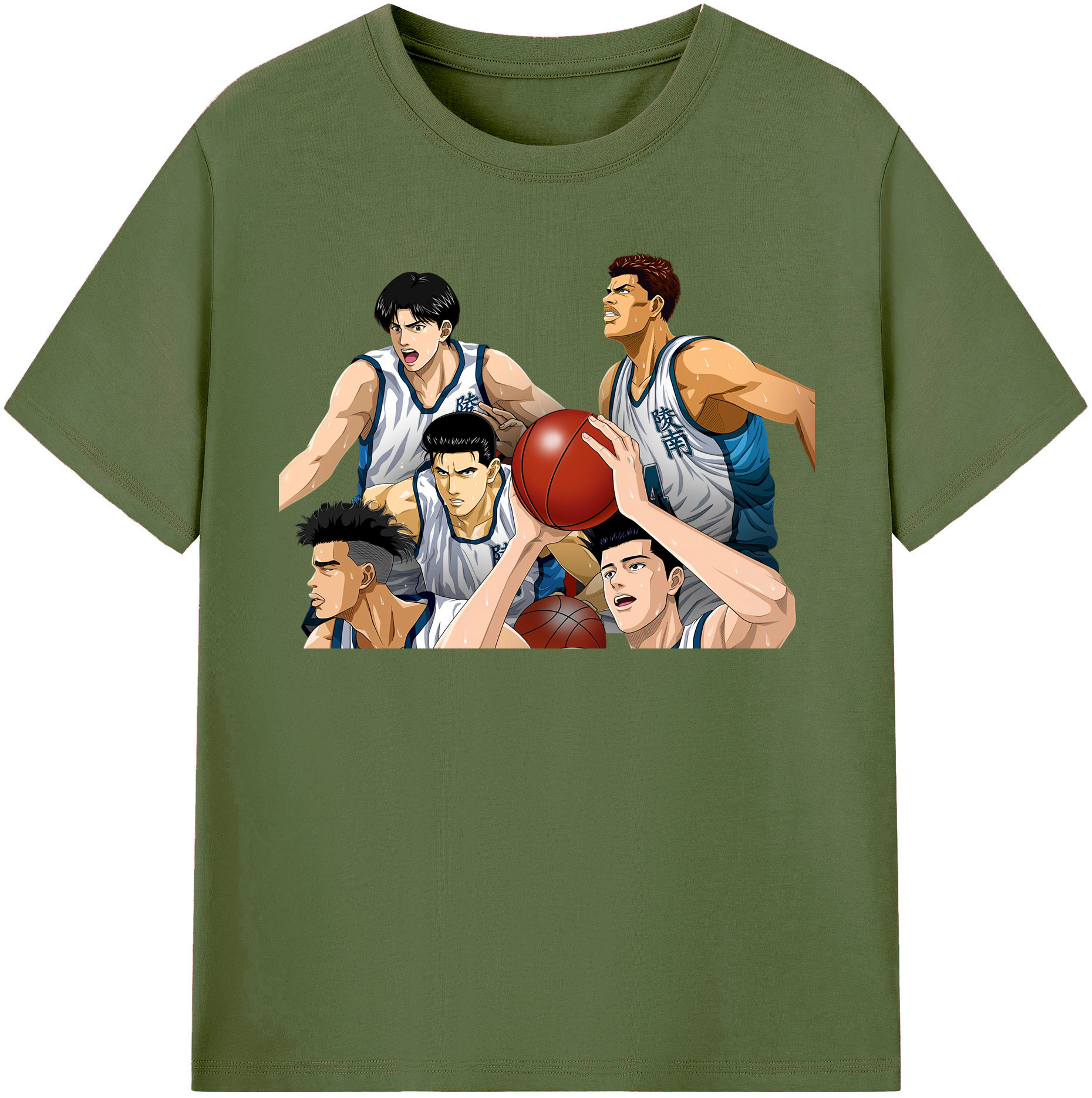 （画像用） SLAM DUNK／スラムダンク 綿100％半袖Tシャツ（フロントプリント）